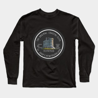 TOWNIE T-Shirt, The Original Coastal Elite ST JOHNS NEWFOUNDLAND Long Sleeve T-Shirt